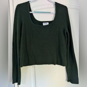 Old navy emerald green sweater top
